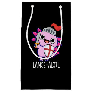 Lance-a-lotl Funny Axolotl Knight Pun Mörk BG