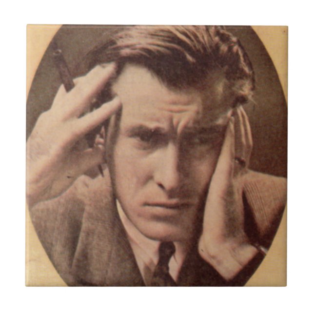 Lance är förvirrad och olycklig kakelplatta (Framsidan)