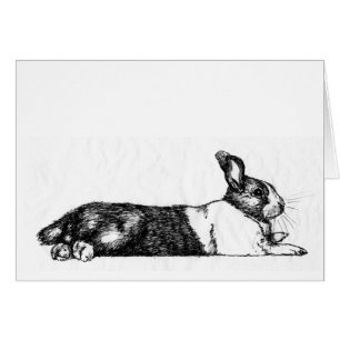 Lance den Unamused Bunnehen Hälsningskort