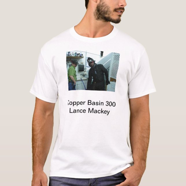 Lance Mackey för Sledhundmusher T Shirt (Framsida)