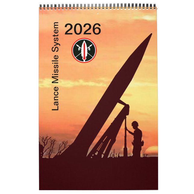 Lance Missile Calendar Kalender (Omslag)
