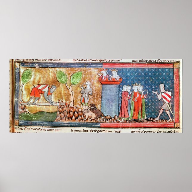 Lancelot bevisar sin kärlek poster (Framsidan)