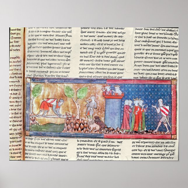 Lancelot bevisar sin kärlek poster (Framsidan)