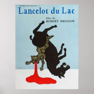 Lancelot du Lac Robert Bresson film Poster