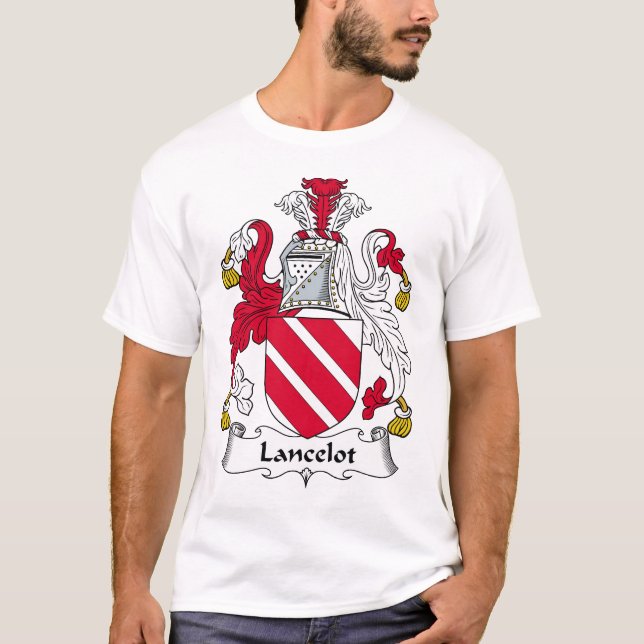 Lancelot familjvapensköld tee shirt (Framsida)