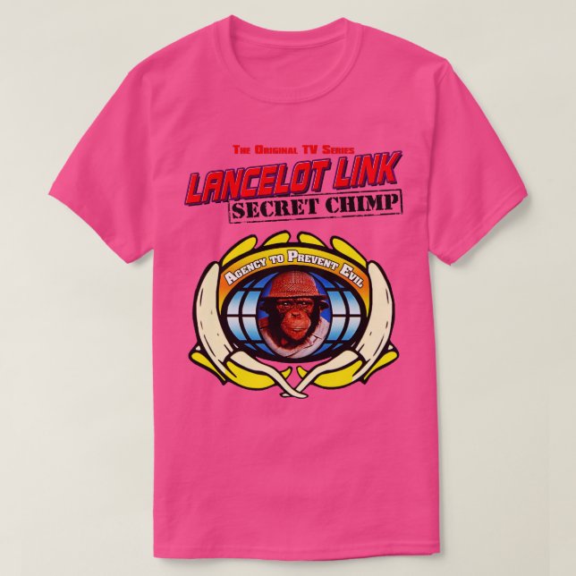 Lancelot Link Secret Chimp T Shirt (Design framsida)