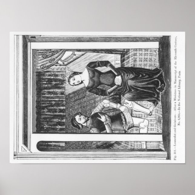 Lancelot och Guinivere Poster (Framsidan)