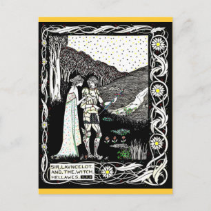 Lancelot och Hellawes Witch Vykort