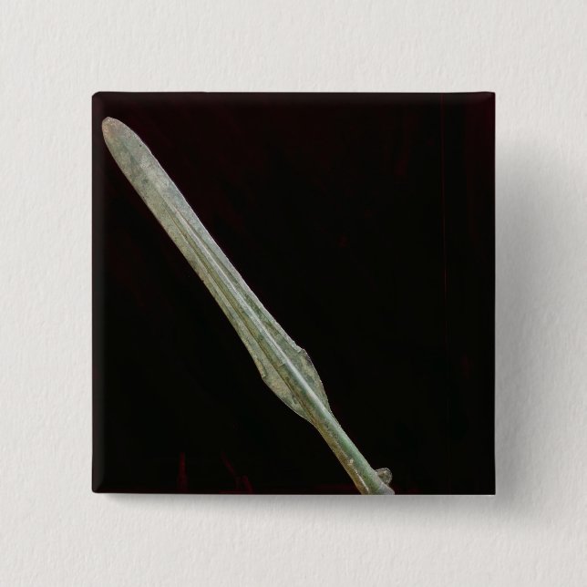 Lancen pekar, den Yayoi perioden, 200 BC-AD 100 Knapp (Framsida)