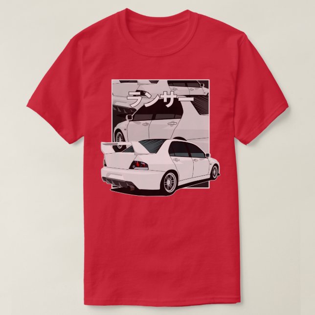 Lancer Evo9 Fragment T Shirt (Design framsida)