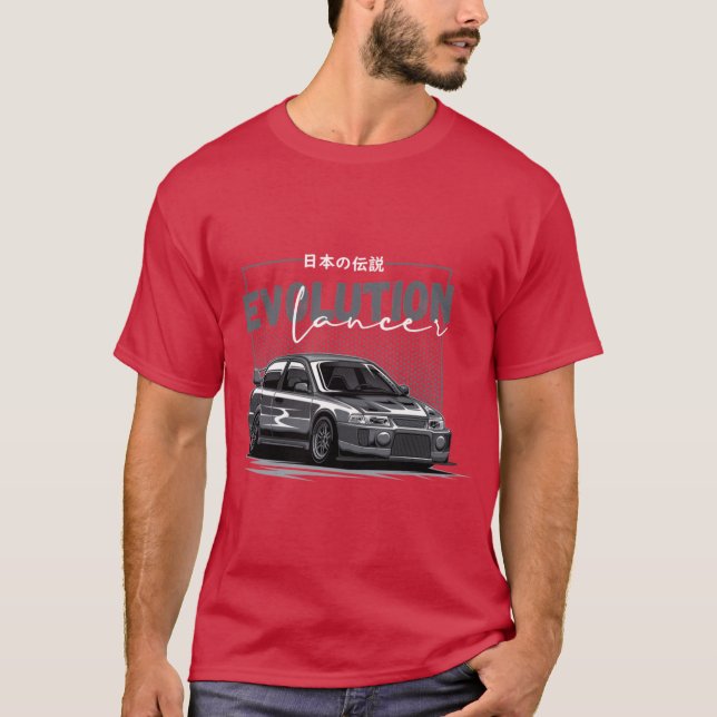 Lancer Evo T Shirt (Framsida)