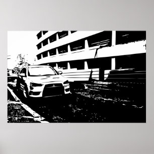 Lancer EVO X Poster