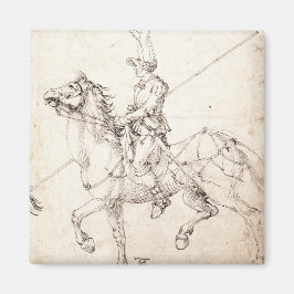 Lancer on Horseback av Albrecht Durer Magnet