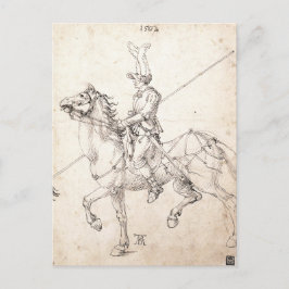 Lancer on Horseback av Albrecht Durer Vykort