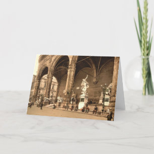 Lancers härd. Florence Italien. Helgkort