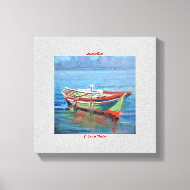 Lancha/Boat Canvastryck (Framsida)