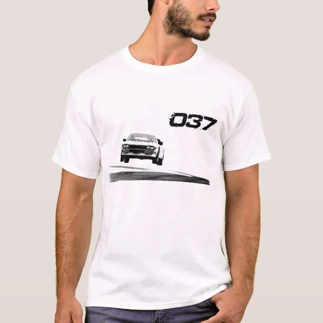 Lancia 037 t shirt (Framsida)