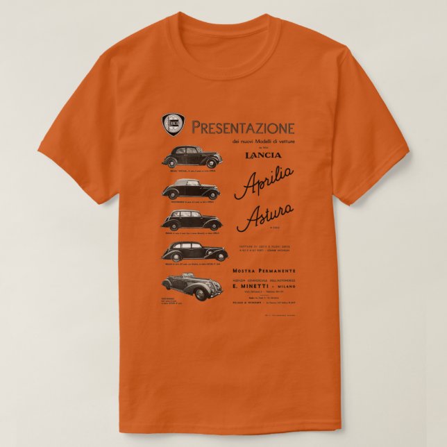 LANCIA APRILIA ASTURA  T SHIRT (Design framsida)