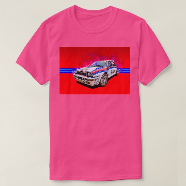 Lancia Delta Integrale HF T Shirt (Design framsida)
