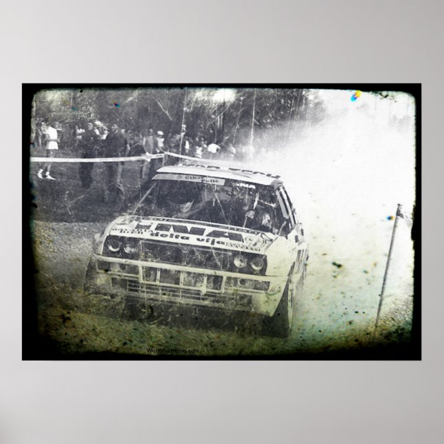 Lancia Delta Rally Poster (Framsidan)