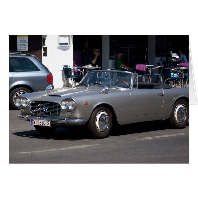 Lancia Flaminia Hälsningskort (Framsidan Horizontal)