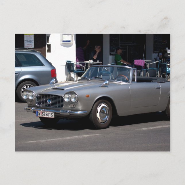 Lancia Flaminia Vykort (Framsida)