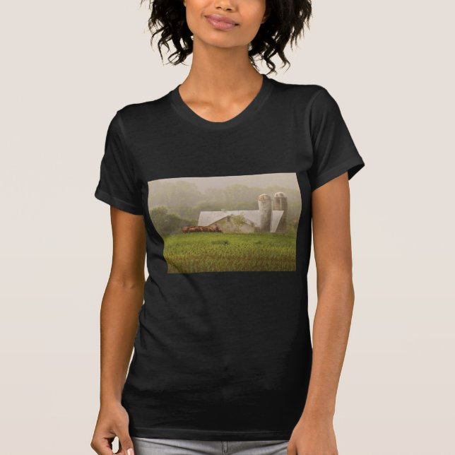 Land - Amish Farming T Shirt (Framsida)