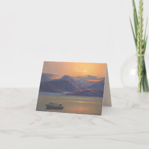 "Land Ancients"-hälsningskort Tack Kort