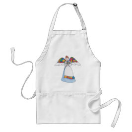 Land Angel (blå) Apron Förkläde