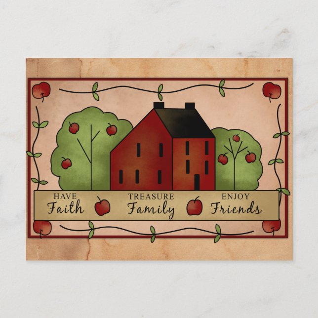 Land Apples inspirationskort Vykort (Framsida)