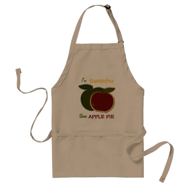 Land Apples sötare än Apple Paj Apron Förkläde (Framsidan)