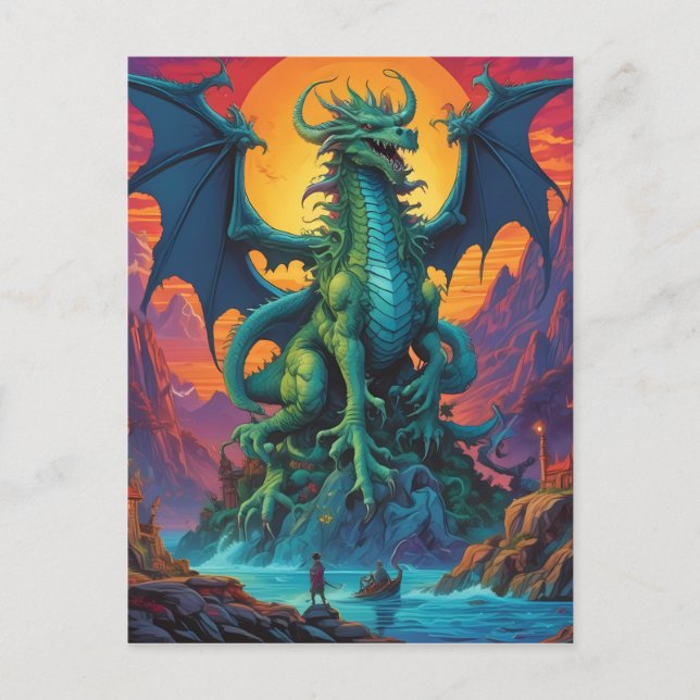 Land är draken vykort (Framsida)