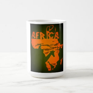LAND AV AFRIKAN KAFFEMUGG