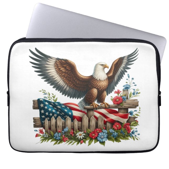 Land av de fria, 250 år av frihet laptop fodral (Framsidan)