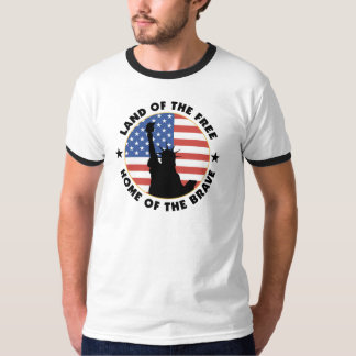 Land av de fria frihetsgudinnanT-tröja T-shirt
