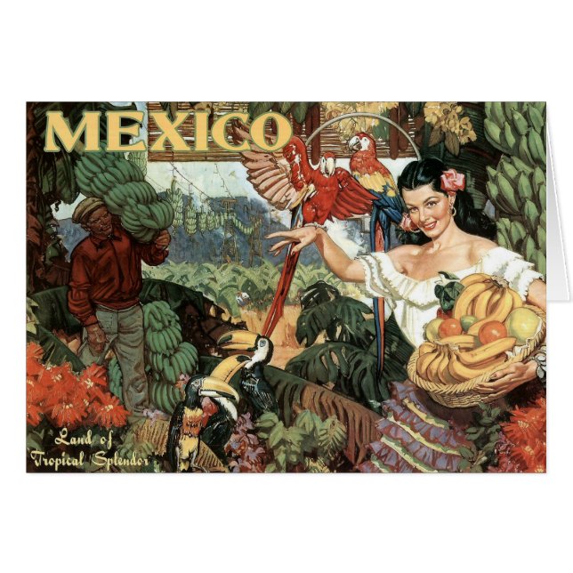 Land av den tropiska glansen hälsningskort (Framsidan Horizontal)