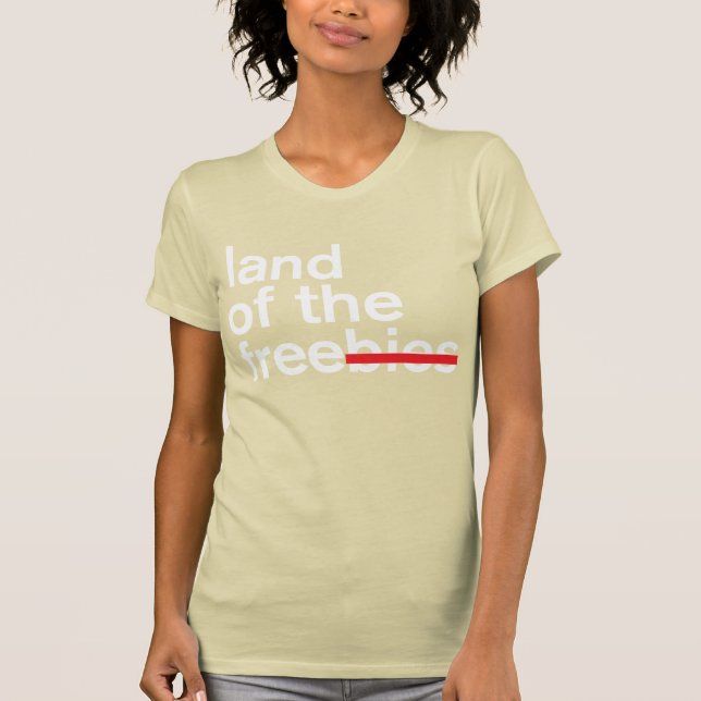 land av det fritt/mörken t shirt (Framsida)