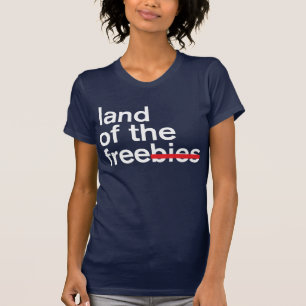land av det fritt/mörken t shirt