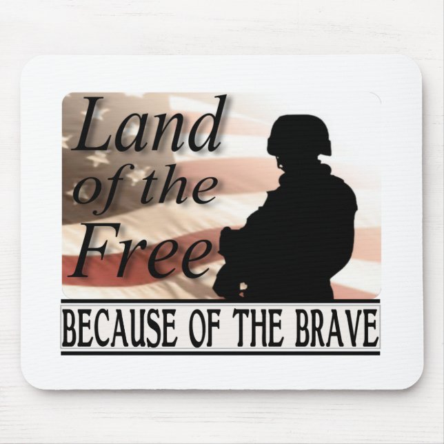 Land av det fritt på grund av den modiga militären musmatta (Framsidan)