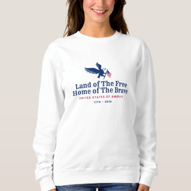Land av frihet t shirt (Framsida)
