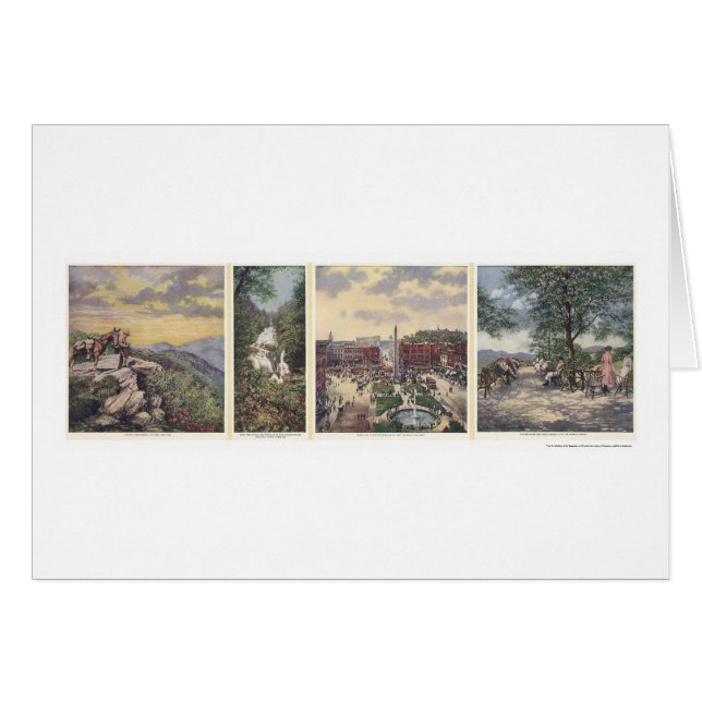 Land av himmelaffischen 1917 hälsningskort (Framsidan Horizontal)