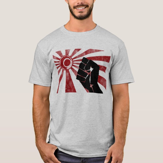 Land av resningnäven t-shirt (Framsida)