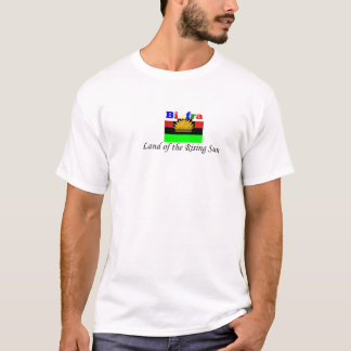 Land av resningsolen tee shirt