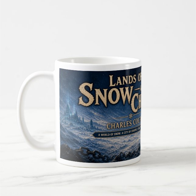 Land av snö och kedjor kaffemugg (Vänster)