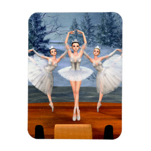 Land av snödansBallerinas Magnet