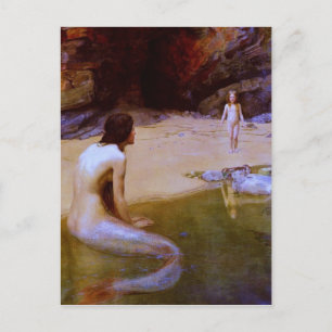 LAND BABY (sjöjungfru) ~ Vykort
