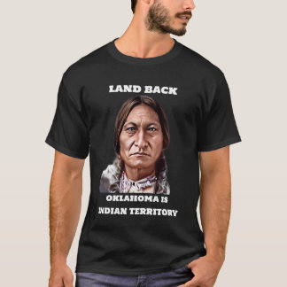 LAND BAK OKLAHOMA ÄR INDIENS TERRITORIUM TSHIRT T SHIRT