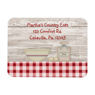Land Baking Anpassningsbar Business Magnet