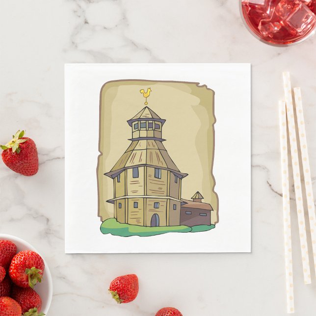 Land Barn House Pappersservett (Skapare uppladdad)