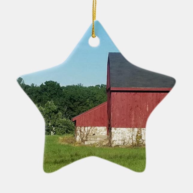 Land Barn Julgransprydnad Keramik (Framsidan)